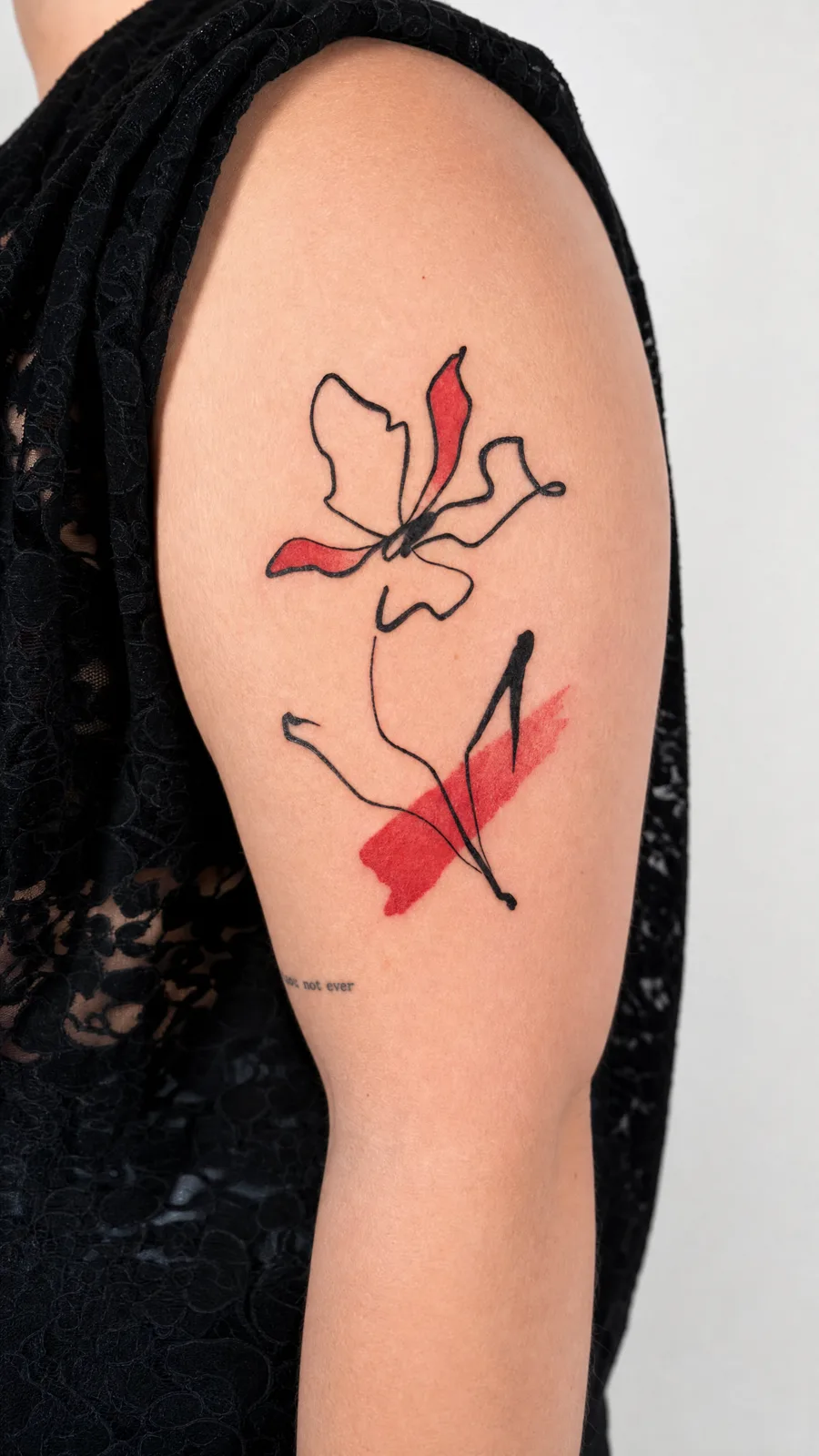 Abstract tattoo at Motorink Amsterdam